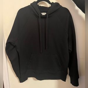 Zadig & Voltaire clipper gold skull foil hoodie, has a pocket in front, fits L